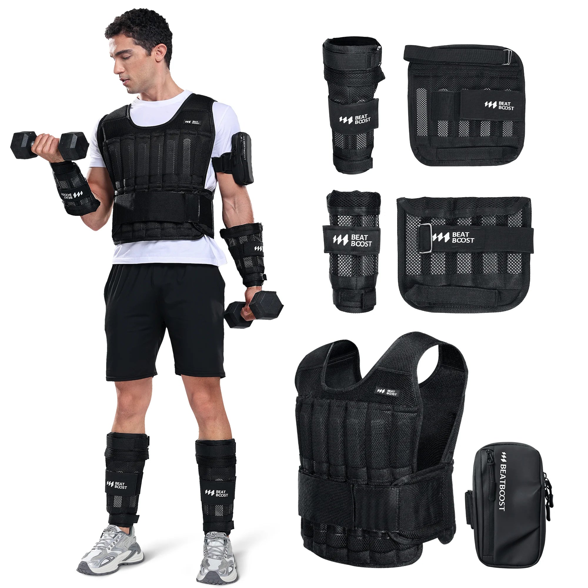 Adjustable Weighted Vest - 22lb & 44lb for Men & Women